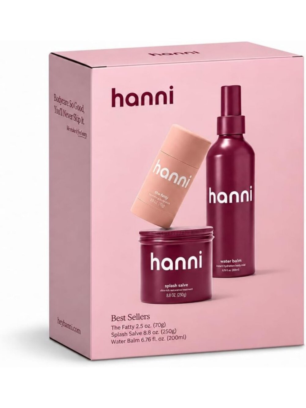 Hydrating Body Moisturizer Gift Set | Splash Salve, Water Balm & Nourishing